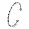 Sterling Silver Twisted Cuff Bracelet in size #7.5