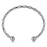 Sterling Silver Twisted Cuff Bracelet in size #7.5