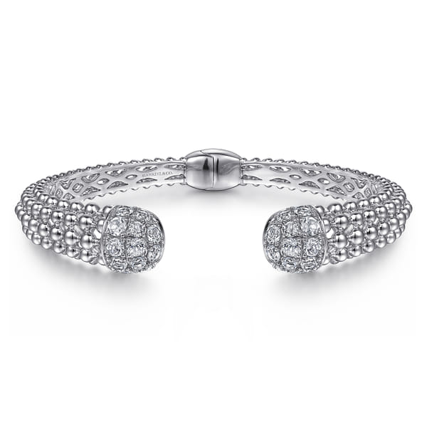 What is September’s Birthstone White Sapphire Bangle