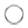 Steven - 14K White Gold 6mm - Flat Men's Wedding Band in Satin Finish