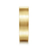 Steven - 14K Yellow Gold 6mm - Flat Men's Wedding Band in Satin Finish