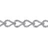 Strides - 925 Sterling Silver Bujukan Beaded Stirrup Link Chain Bracelet