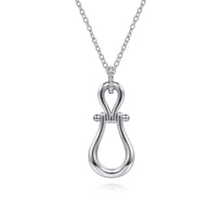 Strides---925-Sterling-Silver-Bujukan-Stirrup-White-Sapphire-Pendant-Necklace1