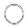 Stuart - 14K White Gold 6mm - Men's Wedding Band in Sandblast Finish