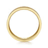 Stuart - 14K Yellow Gold 6mm - Men's Wedding Band in Sandblast Finish