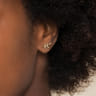 Stud Earrings 14K Yellow Gold