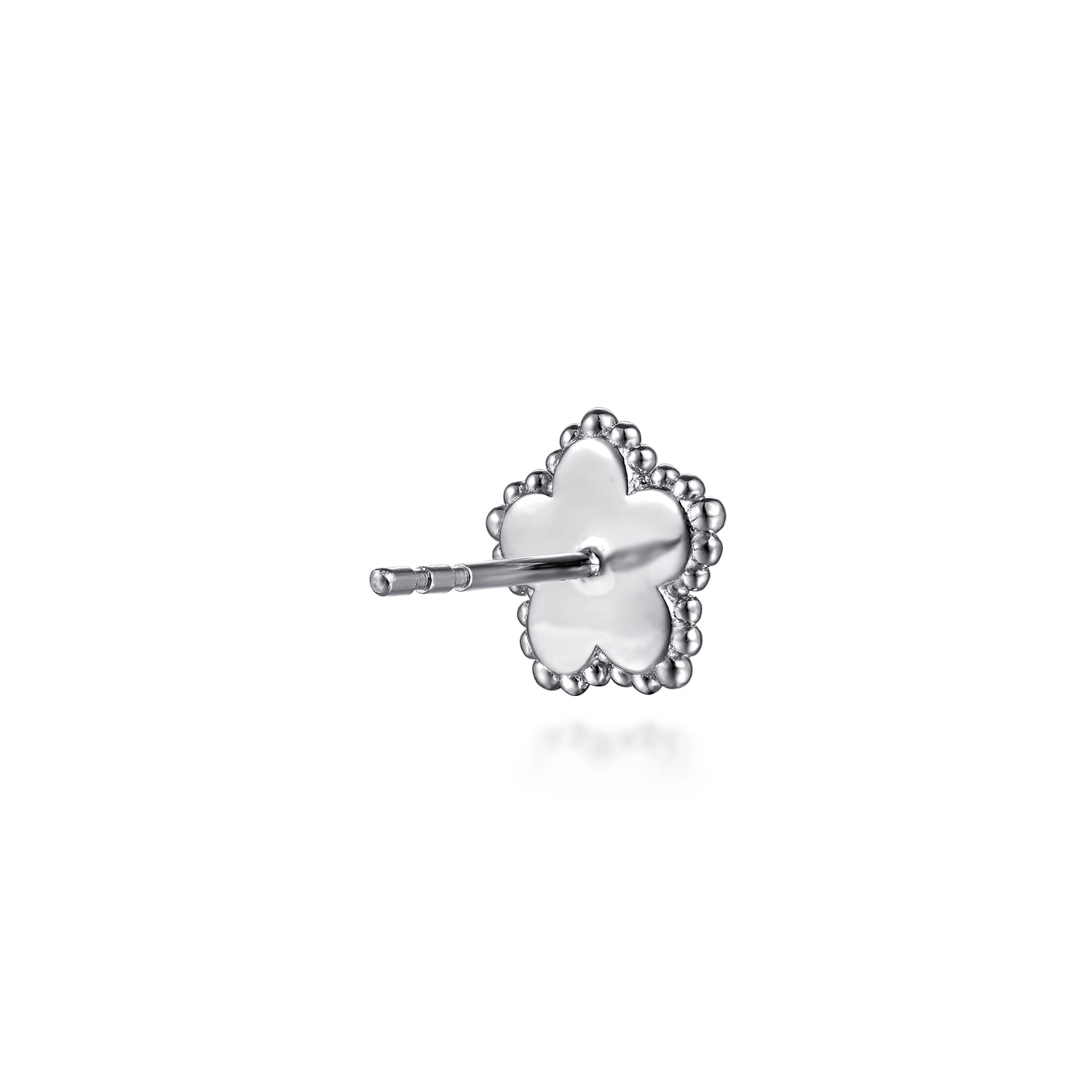 Stud Earrings 925 Sterling Silver Diamond 0.03ct Bujukan - 0.03 ct - Shot 2