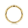 Straight Wedding Ring in 14k Yellow Gold with Round Natural Diamond at Gabriel & Co.