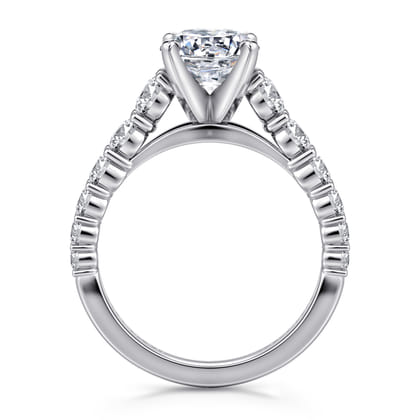 Taylor - 14K White Gold Round Diamond Engagement Ring