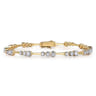 Tennis Bracelet 14K Yellow Gold Diamond 1.5ct - 1.5 ct