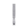 Fancy Wedding Ring in 14k White Gold with Round Natural Diamond at Gabriel & Co.