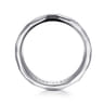 Theo - 14K White Gold 7mm Mens Wedding Band in High Polished Finish