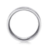 Theodore - 14K White Gold 6mm - Men's Wedding Band in Horizontal Brush Finish