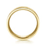 Theodore - 14K Yellow Gold 6mm - Men's Wedding Band in Horizontal Brush Finish