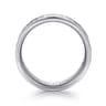 Thomas - 14K White Gold 8mm - Hammered Men's Wedding Band
