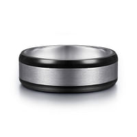 Titanium Mens Wedding Band image 1 of 5