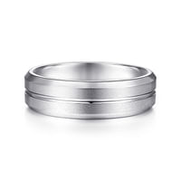 Titanium Mens Wedding Band image 1 of 5