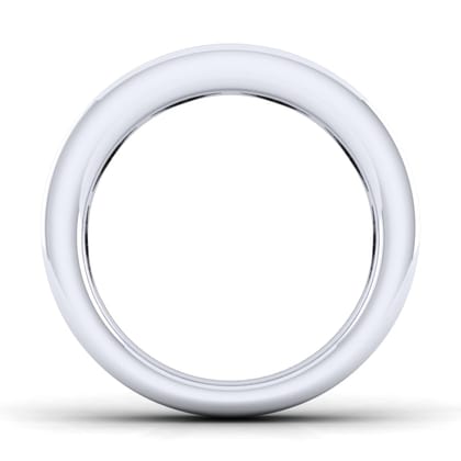 Toledo - 14K White Gold Channel Set 13 Stone Diamond Anniversary Band