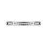 Straight Wedding Ring in 14k White Gold with Round Natural Diamond at Gabriel & Co.
