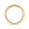 Straight Wedding Ring in 14k Yellow Gold with Round Natural Diamond at Gabriel & Co.
