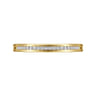 Straight Wedding Ring in 14k Yellow Gold with Round Natural Diamond at Gabriel & Co.
