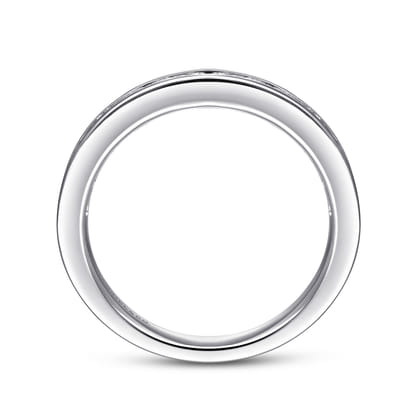 Toledo - Platinum Channel Classic Diamond Ring Anniversary Band