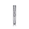 Straight Wedding Ring in Platinum with Round Natural Diamond at Gabriel & Co.