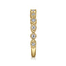 Fancy Wedding Ring in 14k Yellow Gold with Round Natural Diamond at Gabriel & Co.