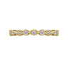 Fancy Wedding Ring in 14k Yellow Gold with Round Natural Diamond at Gabriel & Co.