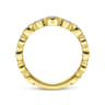 Fancy Wedding Ring in 14k Yellow Gold with Round Natural Diamond at Gabriel & Co.