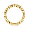 Straight Wedding Ring in 14k Yellow Gold with Round Natural Diamond at Gabriel & Co.
