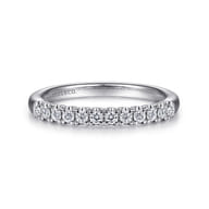 Toulouse - 14K White Gold Diamond Wedding Band