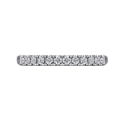 Toulouse - 14K White Gold Diamond Wedding Band