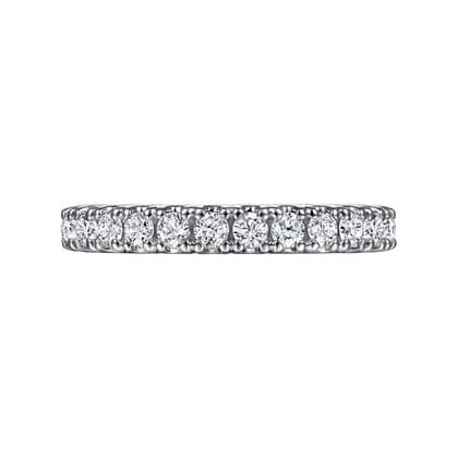 Toulouse - 14K White Gold Diamond Wedding Band
