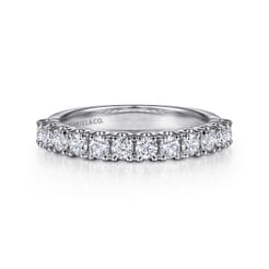Toulouse - 14K White Gold Diamond Wedding Band