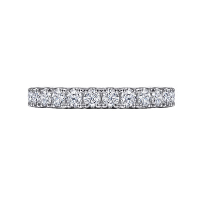 Toulouse - 14K White Gold Diamond Wedding Band