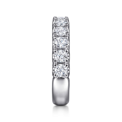 Toulouse - 14K White Gold Diamond Wedding Band