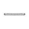 Straight Wedding Ring in 14k White Gold with Round Natural Diamond at Gabriel & Co.