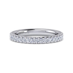 Tula - 14K White Gold Diamond Anniversary Band