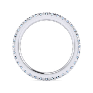 Tula - 14K White Gold Diamond Anniversary Band