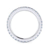 Eternity Band Wedding Ring in 14k White Gold with  Natural Diamond at Gabriel & Co.