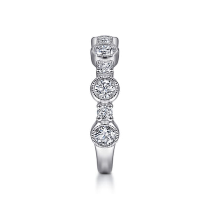 Turin - 14K White Gold Diamond Anniversary Band