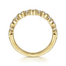 Fancy Wedding Ring in 14k Yellow Gold with Round Natural Diamond at Gabriel & Co.