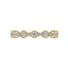 Fancy Wedding Ring in 14k Yellow Gold with Round Natural Diamond at Gabriel & Co.