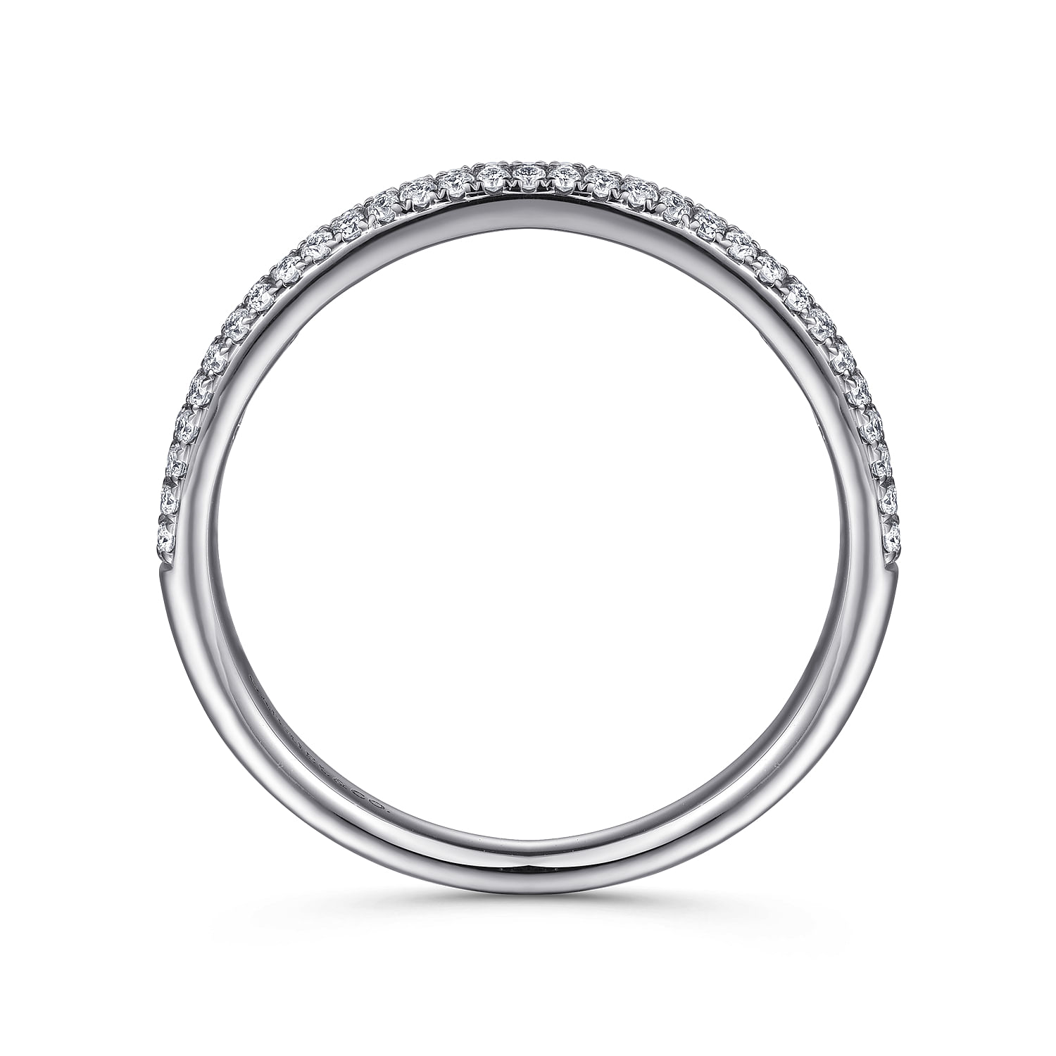 2 Row Pave Crystal 1/8 headband ホワイト 2 Row Pave Crystal 1/8 headband ホワイト