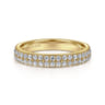 Fancy Wedding Ring in 14k Yellow Gold with Round Natural Diamond at Gabriel & Co.