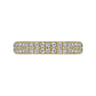 Fancy Wedding Ring in 14k Yellow Gold with Round Natural Diamond at Gabriel & Co.