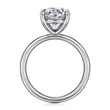 Unite - 14K White Gold Round Solitaire Diamond Engagement Ring
