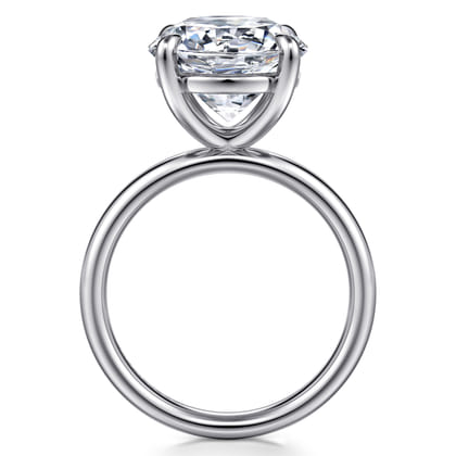 Unite - 14K White Gold Round Solitaire Diamond Engagement Ring