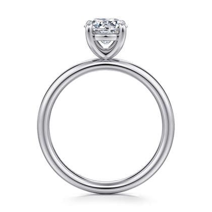 Unite - 14K White Gold Round Solitaire Diamond Engagement Ring